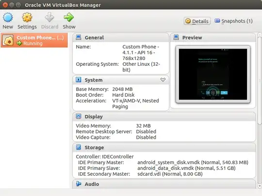But running in Virtual box