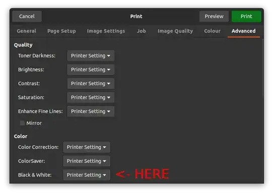 Advanced Settings Tab