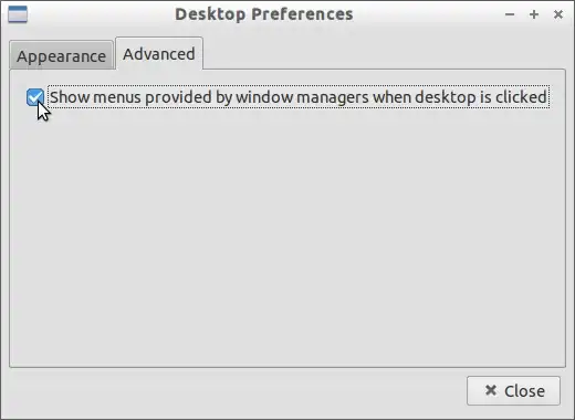 desktop preferences