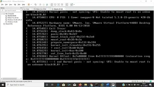 kernel panic unable to mount root on unknown block 0,0