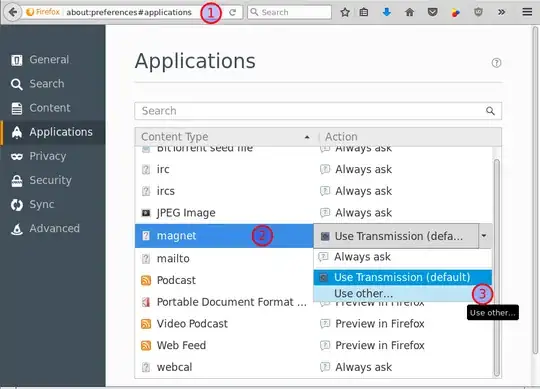Firefox: setting magnet handler