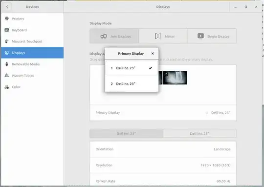 Ubuntu 17.10 Monitor settings