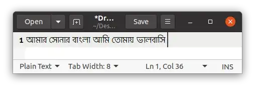 Write using Bangla