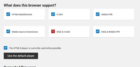 working html5 player enabled screenshots