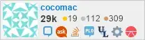 profile for cocomac on Stack Exchange, a network of free, community-driven Q&A sites