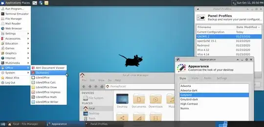 Ubuntu 20.04 LTS with Xfce4 using GNOME 2 panel profile