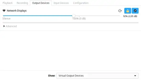 pavucontrol Virtual Output Device