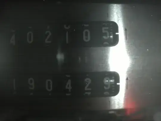 Picture of electricity meter