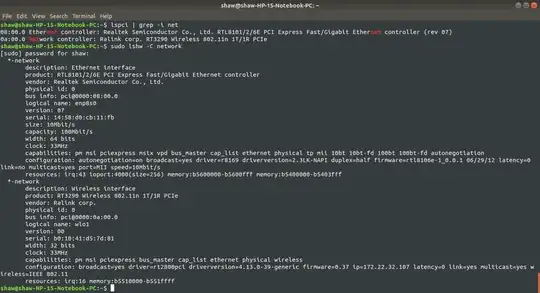 terminal screenshot RT3290