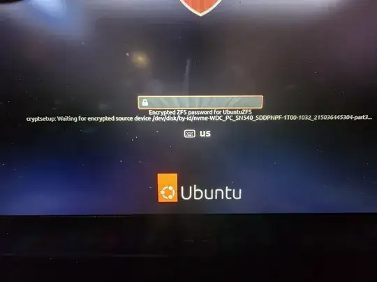 cryptsetup error message