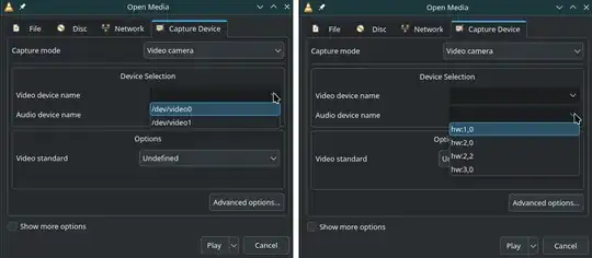 Ubuntu VLC before connecting capture card