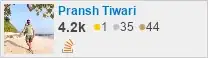 profile for Pransh Tiwari on Stack Exchange, a network of free, community-driven Q&A sites