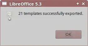 LibreOffice Template exported