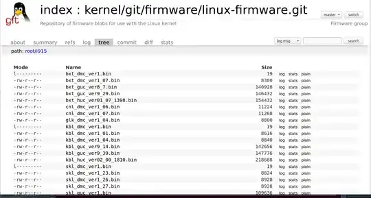 Intel i915 firmware blobs