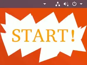 screenshot of keyboard layout indicator on gnome shell
