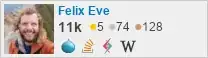 profile for Felix Eve on Stack Exchange, a network of free, community-driven Q&A sites