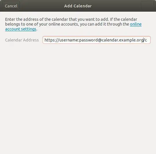 it looks the same with valid credentials 