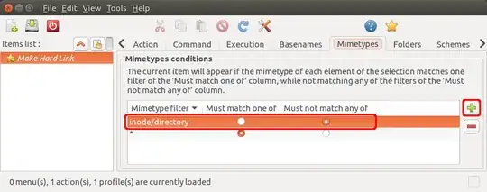 Define new action - Mimetypes