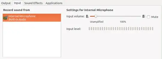 Sound settings in Ubunut