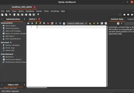 MySQL Workbench connected fine in Ubuntu 20.04