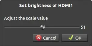 brightness slider