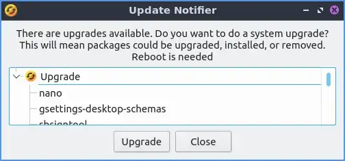 new Lubuntu Update Notifier