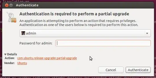 Ubuntu Authentication dialog