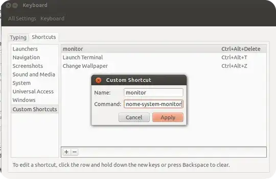 new shortcut creation