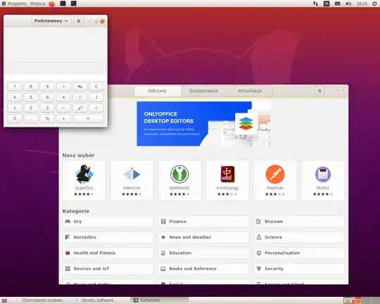 Screenshot from Radiance theme