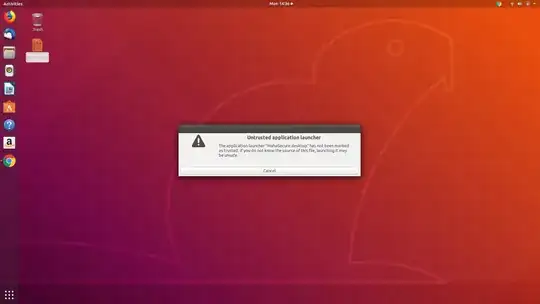 The second image show the properties of file 