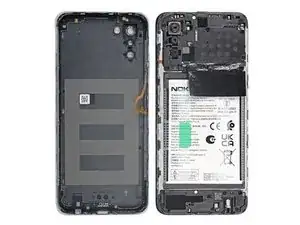 Nokia G22  Rückabdeckung ausbauen