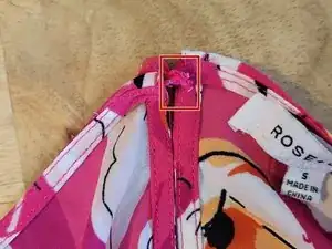 How to Repair an Elastic Loop on a Blouse