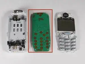 Disassembling Nokia 3395 Logic Board