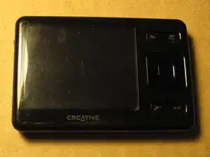 Disassembling Creative ZEN Screen and Battery