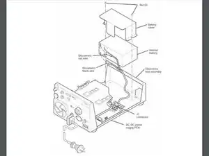 Newport e500 Internal Battery  Disassembly