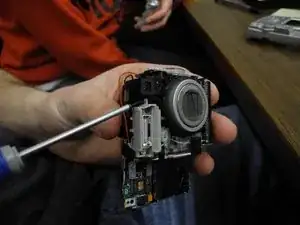 Disassembling Nikon Coolpix 5600 Flash Unit