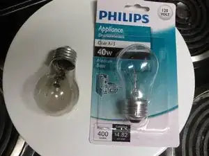 GE TrueTemp Oven Light Bulb Replacement