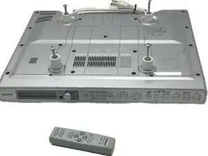 Sony ICF-CD553RM Under Cabinet Kitchen CD Clock Radio  Teardown