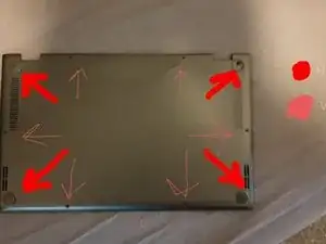 Asus Zenbook Flip UX562FA Back Cover Replacement