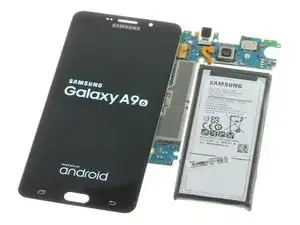 Wie man ein LCD Display vom Samsung Galaxy A9 (2016) testet