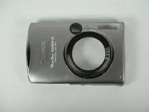 Disassembling Canon PowerShot SD800 IS Front Cover