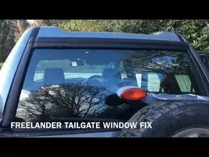 1997-2006 Land Rover Freelander Tailgate electric window Replacement