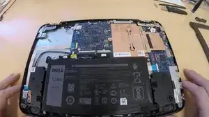 You do not need to disconnect the LCD connector from the Motherboard to save time