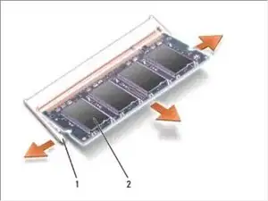 Dell Studio 1536 Memory Module Replacement