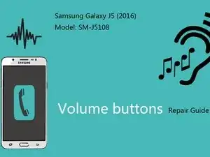 Samsung Galaxy J5 (2016) volume buttons Replacement