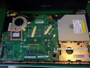 ASUS F550 Wifi Card Replacement