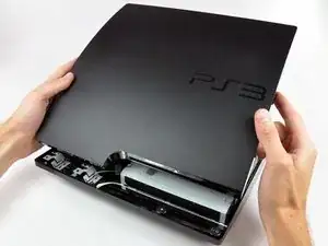 PlayStation 3 Slim - Ersatz des oberen Gehäuses