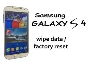 Samsung Galaxy S4 Factory Reset/Auf den Werkszustand zurücksetzen