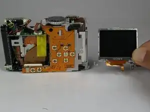 Canon PowerShot A75 LCD Screen Replacement