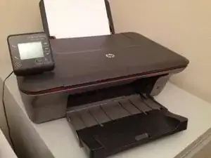 How to fix blank HP Deskjet 3050A screen